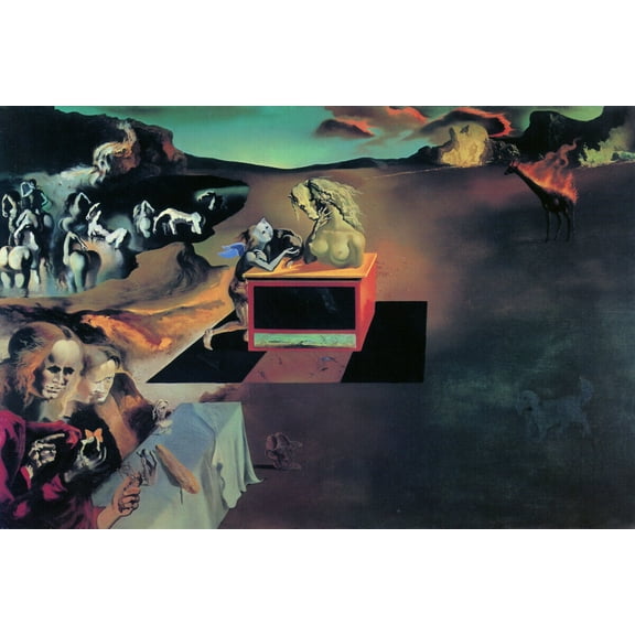 "The Inventions Of The Monsters, Dali - CANVAS OR PRINT WALL ART"