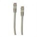 Shielded Cat5e Ethernet Cable, 24AWG, RJ45 Gold Plate Connector, ETL, Snagless Mold Boot 4 Pair Stranded Copper Shielded Twisted Pair (STP), 100 Foot/Gray, CableWholesale