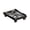 Glossy black, variant on Adjustable Computer Tower Stand with Casters Wheel Mobile CPU Holder Under Desk Towers Stand for Gamings,