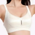 thumbnail image 2 of SMihono Trendy Breathable Cool Liftup Air Bra, Sports Bra for Womens Back Closure Comfortable Full Support Bras No Underwire Bras White M, 2 of 6