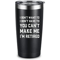 Funny 2022 Retirement Gifts for Men - Happy Retirement Gifts for Male Coworkers, Friends, Dad, Husband, Teacher, Him, 20 Ounces I''m Retired Tumbler with Straw