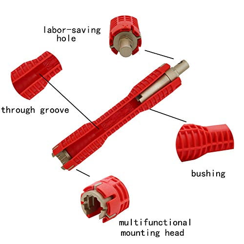 Multi-purpose Plumbing Tool For Toilet Repair Wrench Details about   Faucet Sink Installer 