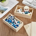 thumbnail image 3 of 6Pcs Wood Box with Slide Lid 6.6x3.7inch Unfinished Wooden Storage Box Small Wooden Box Trinket Storage Box with Slide Top for DIY Crafts Home Decoration Jewelry, 3 of 9