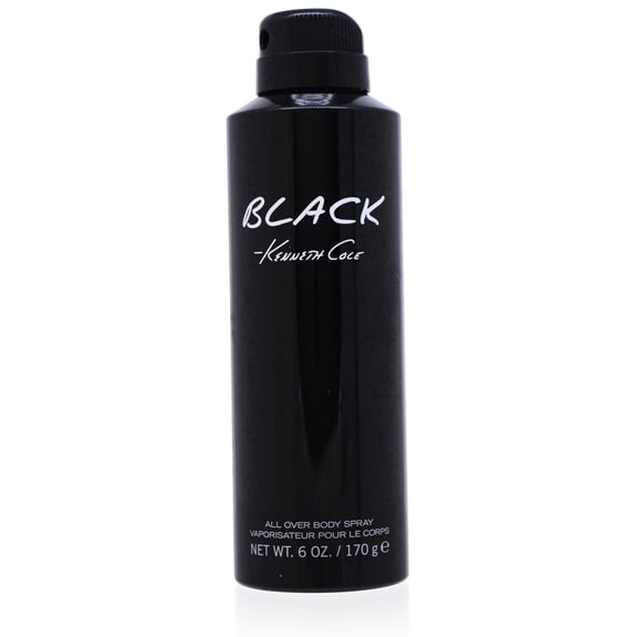 Kenneth Cole Black Body Spray for Men, 6 oz
