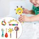 thumbnail image 3 of Juego de sonajero de madera para bebé de 6 piezas, juego de instrumentos musicales para niños, instrumento de percusión para niños y niñas, bebés, 3 of 9