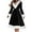 Black, variant on qucoqpe Christmas Santa Dress Vintage V Neck Long Sleeve Pleated Midi Dresses Fall Winter Fashion Fuzzy Plushy Party Costume