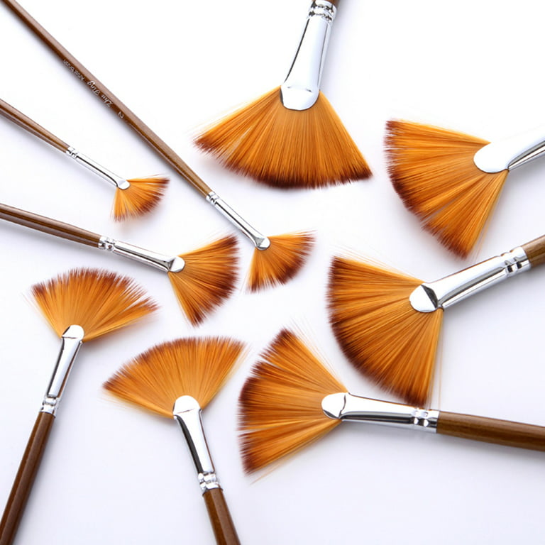 MEEDEN Paint Brushes, 12 Pcs Acrylic Brush, Paint Brushes for Acrylic  Painting, Paint Brush for Acrylic, Gouache Paint Brushes, Watercolor Brushes