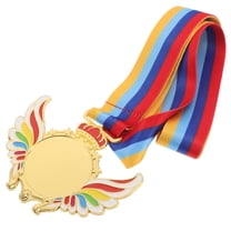 NICEXMAS Elegant Plastic Sports Medal with Ribbon for Party Favors and Achievements