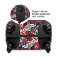 thumbnail image 2 of Pofeuu Rooster Head Print Luggage Suitcase Cover Protector Luggage Washable Covers Aesthetic for 18/24/28/32 inch Luggage（No luggage included）-X-Large, 2 of 7