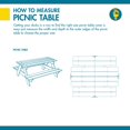 thumbnail image 3 of Classic Accessories Duck Covers Essential 70" Housse de table de pique-nique, 3 of 5