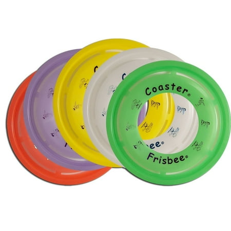 Wham-O Original Frisbee Coaster 6 Pack, Catch with your hands or spear it with your arms. By
