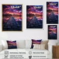 thumbnail image 4 of Designart "New York at Night A Colorful Photo III" Cityscapes Floater Framed Wall Decor, 4 of 7