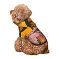 thumbnail image 5 of Honeii Cliff Western Cowboy Print Small Dog Hoodies Pet Hooded Sweatshirts Fall Winter Puppy Cat Sweaters Warm Clothes for Small Dogs Outfits Costume-X-Small, 5 of 7