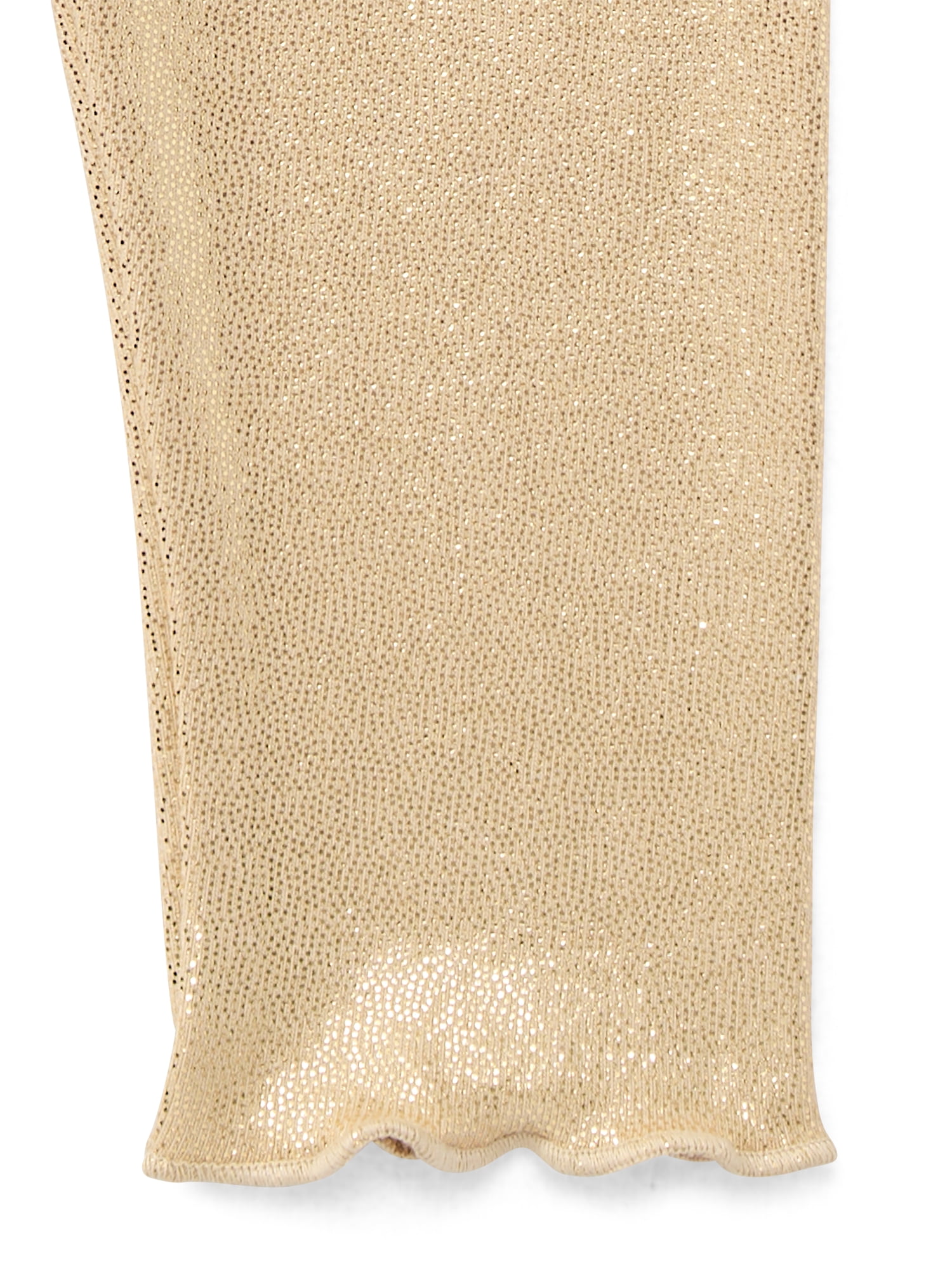 Garanimals Baby Girls Holiday Foil Leggings with Lettuce Edge, Sizes 0-24 Months