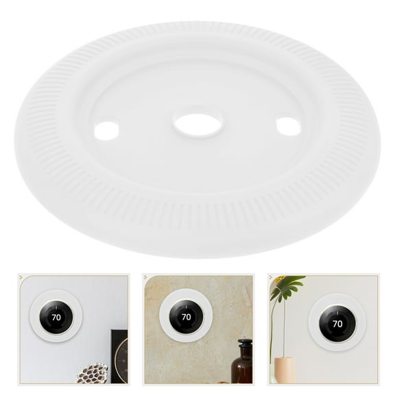 OUNONA Pro Covers Thermostat Cover 12.70X12.70X1.00CM White