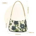 thumbnail image 3 of FORMRS Womens Shoulder Bag with Chain Strap Clutch Purse Cute Tote Handbag, Navy Flower, 3 of 7
