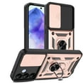 thumbnail image 4 of Elegant Choise Case with Ring Stand and Slide Camera Lens for Samsung Galaxy A55/A25/A15 5G 6.5inch Phone Cover, Pink, 4 of 15