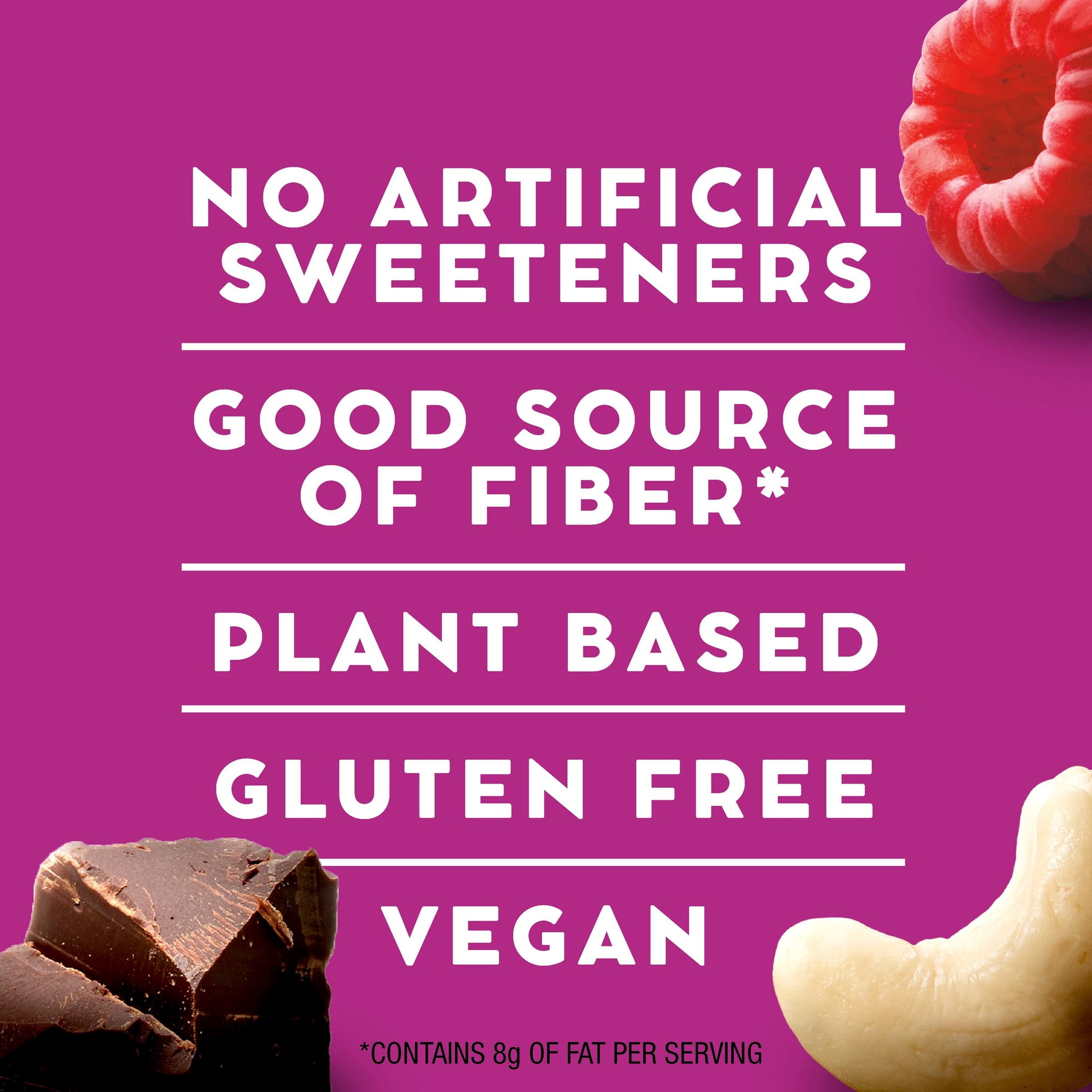 Larabar Chocolate Raspberry Truffle, Gluten Free Vegan Fruit and Nut Bars, 9.6 oz, 6 Ct