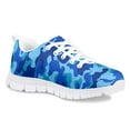 thumbnail image 2 of Pzuqiu Girls Boys Walking Shoes Blue Camouflage Print Comfortable Fashion Sneakers Breathable Air Mesh Shoes for Child Size 11, 2 of 7