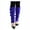 Blue, variant on Women's Ruffled Cuff Over Knee Length Ribbed Knitted Leg Warmers Brown