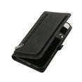 thumbnail image 6 of Allytechgroup Wallet Case for iPhone 16 Plus, [9 Card Slots] [Zipper Pocket] Luxury PU Leather Kickstand Magnetic Clasp Cover with Shoulder Strap & Hand Strap, Shockproof Anti-Fall Case, Black, 6 of 10
