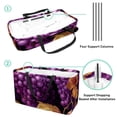 thumbnail image 4 of Grape Large Foldable Oxford Cloth Laundry Bag Storage Box Cube Organizer, 4 of 7