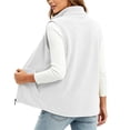 thumbnail image 4 of Enjoytime Fleece Vest for Women Stand Collar Sleeveless Zip Up Gilet Plus Size Lightweight Casual Warm Jacket with Pockets, 4 of 7