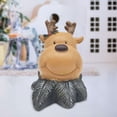 thumbnail image 4 of Figura decorativa de decoración navideña, estatua decorativa, regalo de Navidad creativo, pequeña escultura, adorno de mesa para sala de estar Alce, 4 of 9