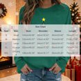 thumbnail image 6 of Ichuanyi Womens Christmas Long Sleeve Crewneck Sweatshirts Christmas Print Casual Pullover Cute Xmas Shirt Top, 6 of 6