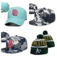 thumbnail image 2 of Gorra de béisbol de ala plana ajustable para hombre y mujer, gorro de punto, hip hop, cálido, invierno, venta al por mayor, nueva Fivean unisex, 2 of 2