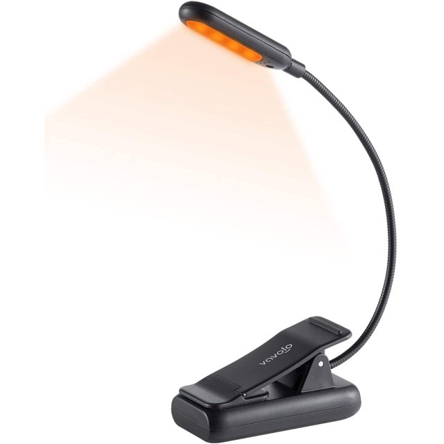 VAVOFO ?mbar Luz de lectura recargable, Luz azul que bloque VAVOFO VAVOFO