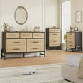 thumbnail image 3 of CazToi Commode Haute Autoportante de 46,6 Pouces avec Rangement 6 Commodes pour la Maison, 3 of 7