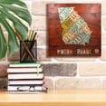 thumbnail image 6 of Epic Graffiti 'Georgia Map' by Design Turnpike, Giclee Canvas Wall Art, 12"x12", 6 of 8