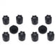 thumbnail image 1 of 8 Piezas Metal Nut Wheel Rim Hat Cap para 1/10 RC Crawler Car TRX4 TRX6 D90 D110 Axial SCX10 Upgrade Parts, Negro, 1 of 3