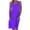 Purple, variant on Women's Solid Color Sleeveless Knit Tank Dress with Pockets, Casual Loose Fit Midi Beach Dress for Summer