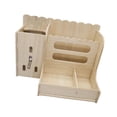 thumbnail image 2 of Almencla Rabbits Wooden Hay Racks Sturdy Wooden Grass Dispenser for Chinchilla Hedgehog without kettle, 2 of 8