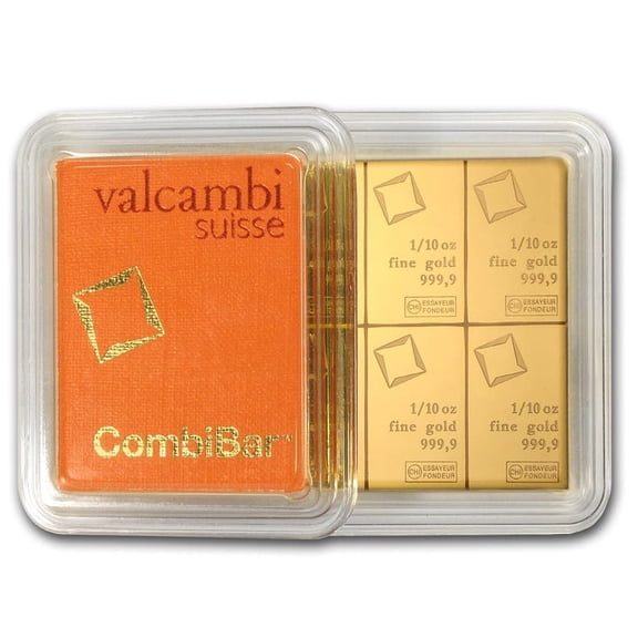10x 1/10 oz Gold CombiBaräó - (In Assay)