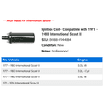 thumbnail image 2 of Ignition Coil - Compatible with 1971 - 1980 International Scout II - AC Delco, 2 of 2
