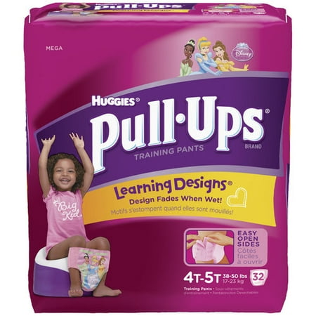 HUGGIES Pull-Ups Girls' Learning Designs Training Pants (Choose Your Size)