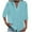 Light Blue, variant on GigrtiJin Women's Long-Sleeved Button down Shirts Solid Color V-Neck Casual Loose Spring Summer Fashion Cardigan Tops