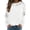A863 White, variant on Glisme Women's Halloween Sweatshirt Cute Graphic Print Long Sleeve Round Neck Fall Season Tops Women Soft Sweatshirts
