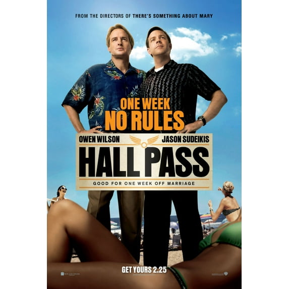 Hall Pass Poster 16x24 Poster Medium Art Poster 16x24 Unframed, Age: Adults Western Graphic