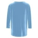 thumbnail image 2 of Tops de punto para mujer,Blusa corta de terciopelo para mujer, manga 3/4, cuello redondo, color liso, talla XXL, ropa informal, sopatenor, 2 of 4
