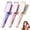 Combo, variant on 32mm Wavy Hair Curler, Deep U-Shaped Barrel Curling Iron for Big Waves, Ceramic Hair Styling Tool with Adjustable Heat Settings (Purple)