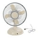 thumbnail image 4 of Mini ventilador de escritorio, pequeño ventilador de refrigeración, ligero, ventilador de aire fresco, funcionamiento silencioso, vibración. Beige, 4 of 9