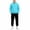 Light Blue1, variant on Timegard Toddler Clothes Boys Girls Sweatsuit Kids Fall Winter Casual Comfy Workout Sets Hoodies Joggers Outfits