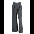 thumbnail image 3 of Pantalones de Trabajo para Mujer, de Pierna , de Vestir, de Cintura Alta, Informales, para Oficina y Negocios Gris L, 3 of 9