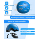 thumbnail image 4 of Casco Para Niño Con Protección Profesional Rodilleras 7pcs Xtellar azul, 4 of 4