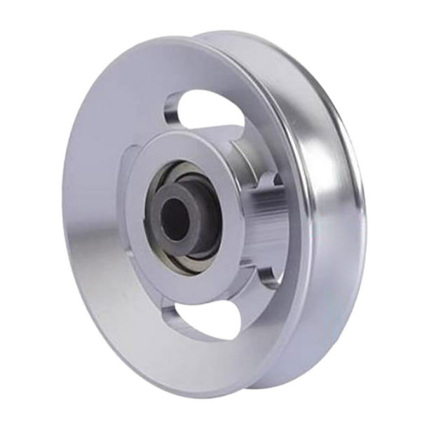 Polea de aleación de aluminio con rodamiento y rueda universal resistente al desgaste para gimnasio 88mm