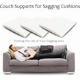 thumbnail image 6 of Couch Cushion Supports for Sagging Seat 22'' x 22'' High Density 40D Curved Foam Sofa Cushion Support Under The Saggy Pads Firmer Foam Lifters for Saggy Couch Set of 3 (White, 22''*22''), 6 of 12